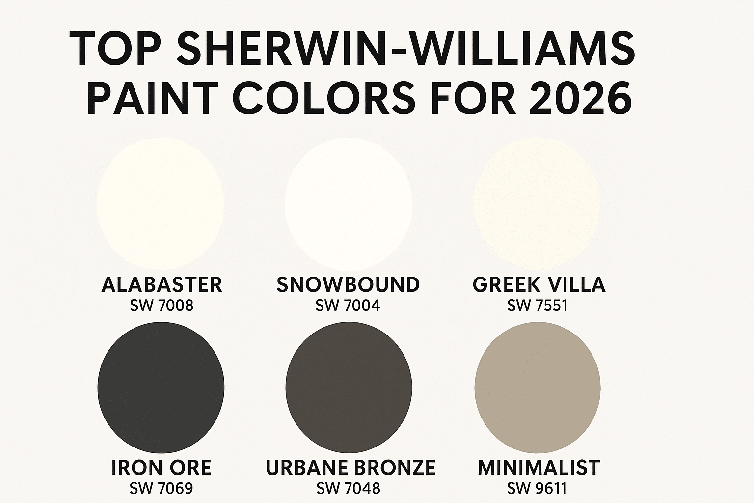top Sherwin-Williams Paint Colors