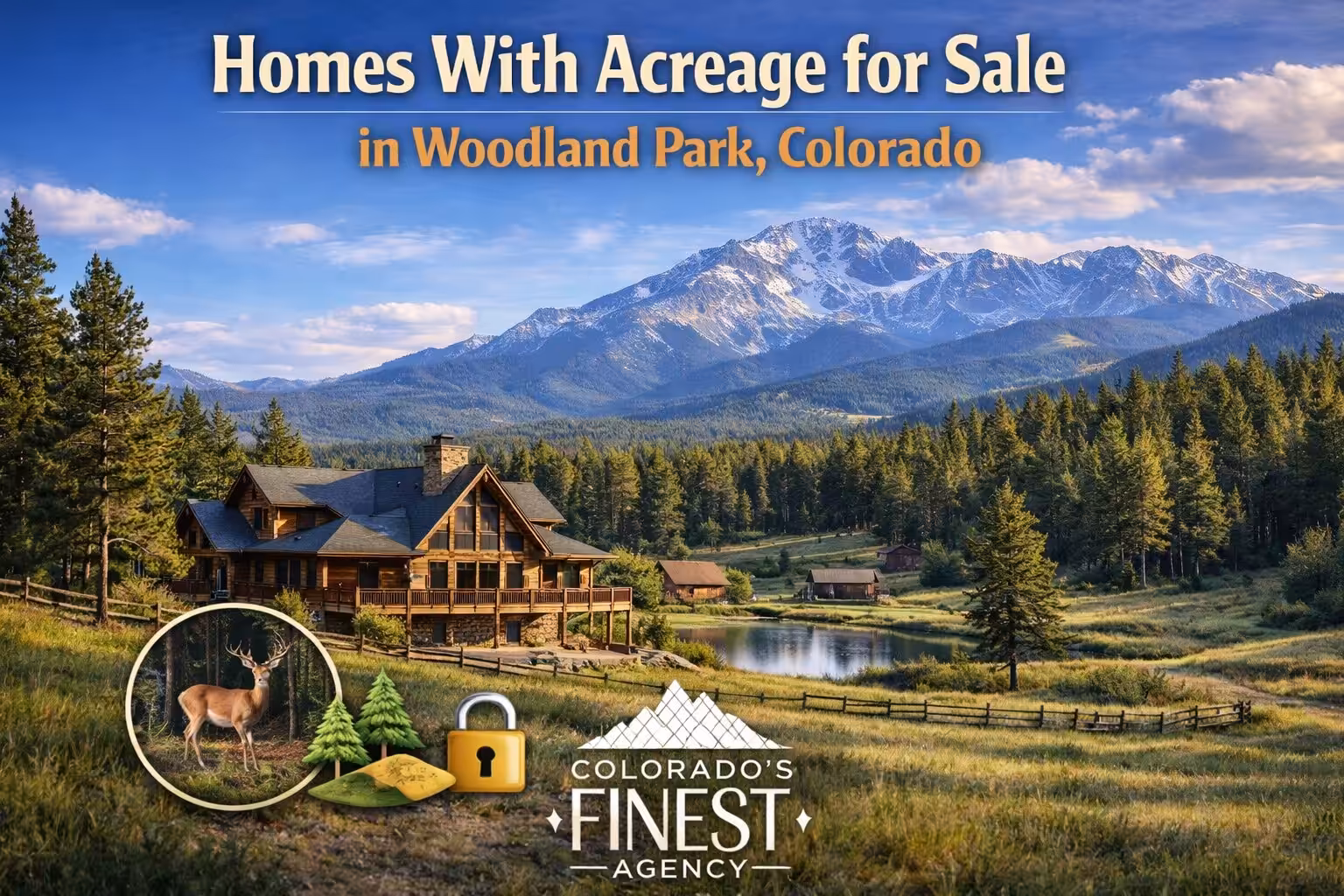 Colorado Springs - New 11 Homes With Acreage for Sale in Woodland Park, Colorado: Mountain Land, Privacy & Smart Buying Guide (2026)