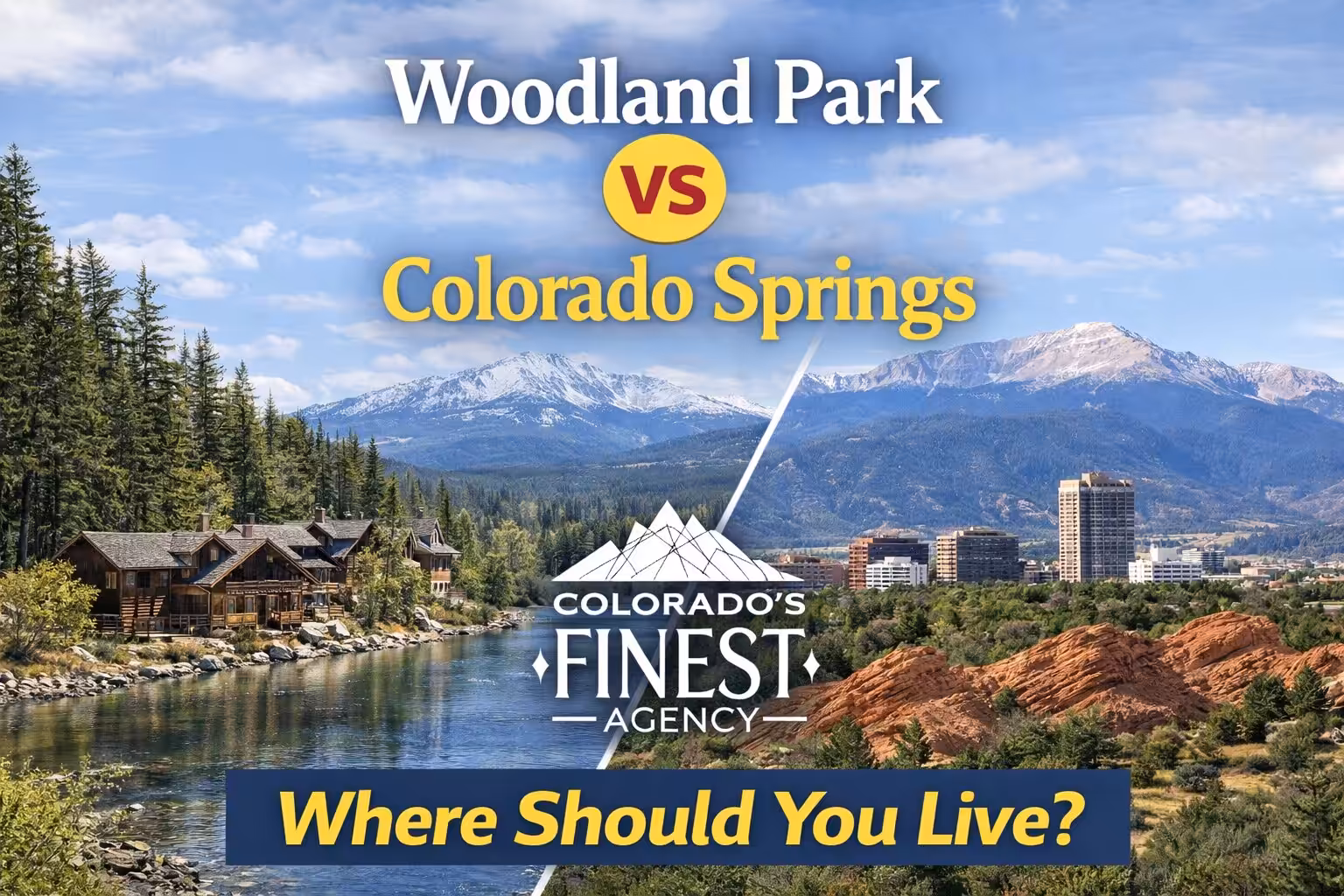 Colorado Springs - New 11 Woodland Park vs Colorado Springs 2026 Comparison Guide — Where Should You Live Colorado Springs Local Experts – Colorado Finest Agency