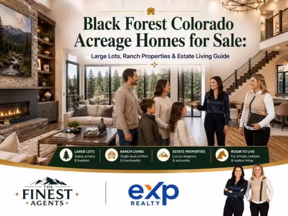 Black Forest Colorado Acreage Homes for Sale: Large Lots, Ranch Properties & Estate Living Guide