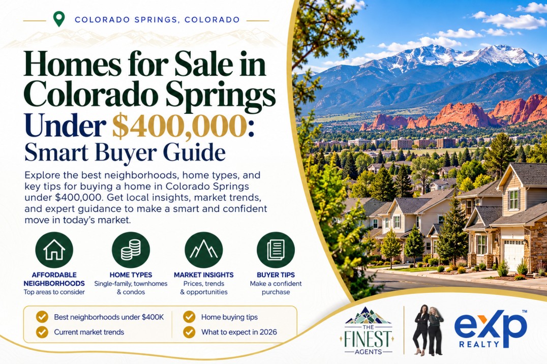 Homes for Sale in Colorado Springs Under $400,000: Smart Buyer Guide